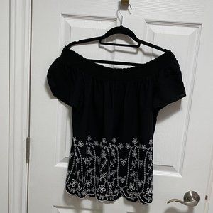 off the shoulder shirt